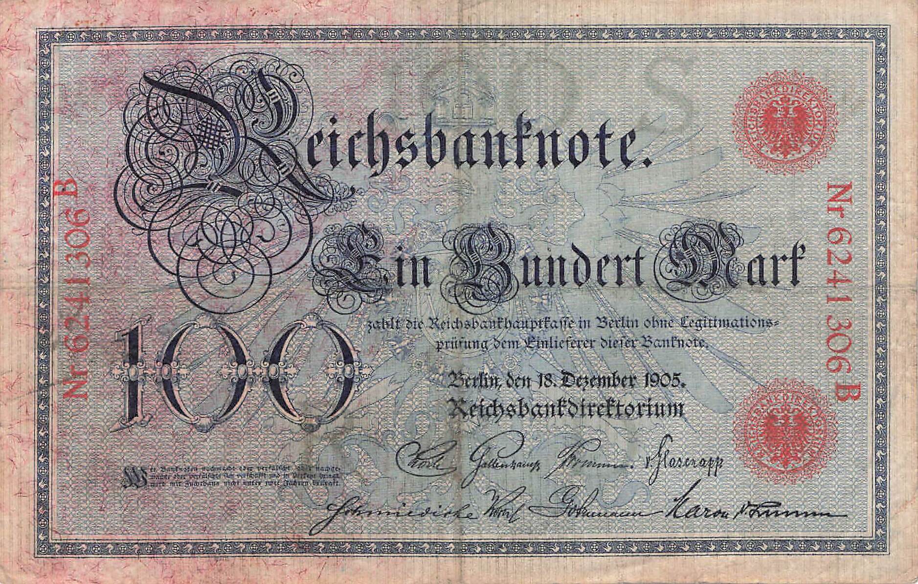 Ro.023 100 Mark 1905